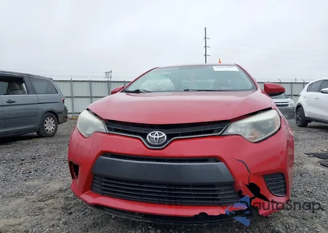 2016 Toyota Corolla Le z USA, uszkodzony, nr VIN 5YFBURHE6GP545489